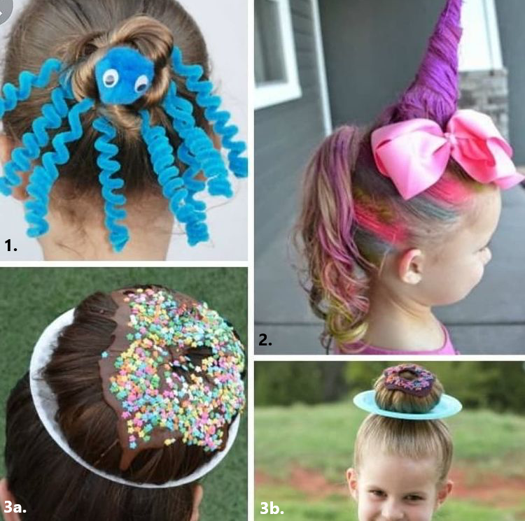 12 Crazy Hair Day Ideas for Ballerinas & Dancers - Tiny Toes Ballet